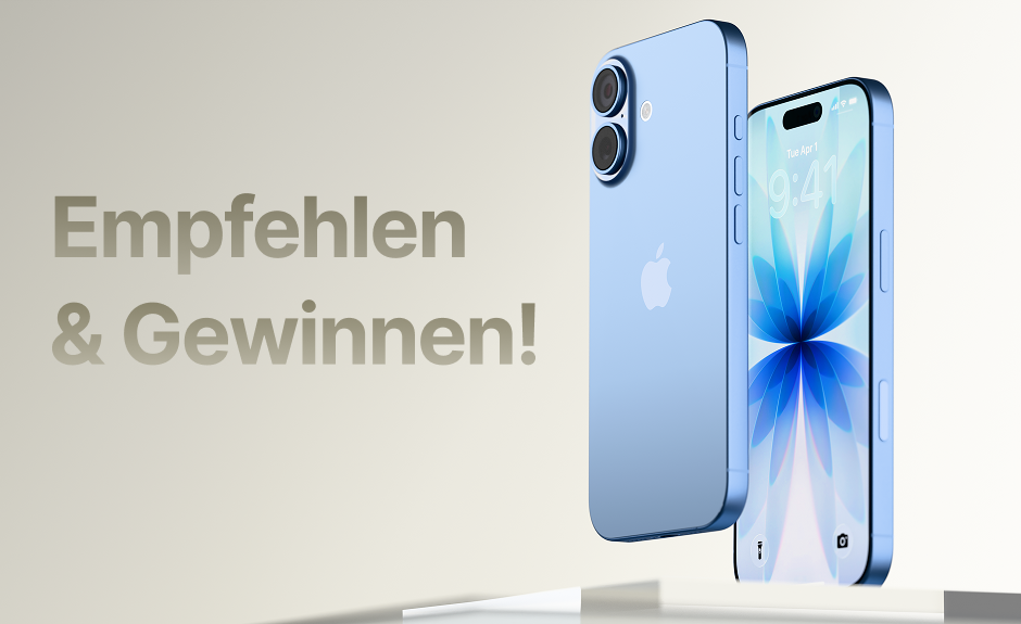 Freunde werben Black Deal TF Bank iphone 17 Gewinnspiel